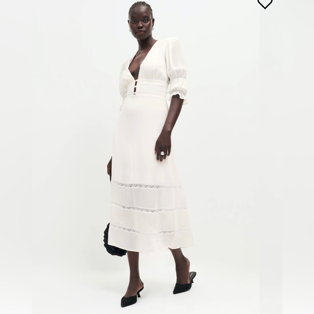 Reformation Ginny Dress (White)